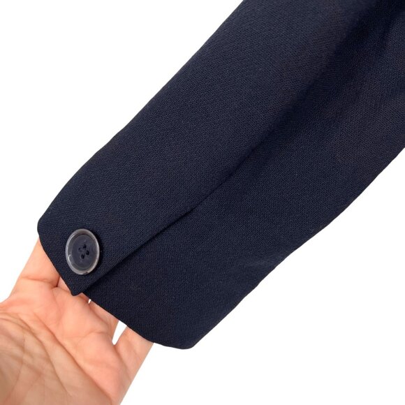 Ralph Ralph Lauren Vintage Double Breasted Wool Peacoat Jacket Navy Blue Size 8 - Picture 8 of 14